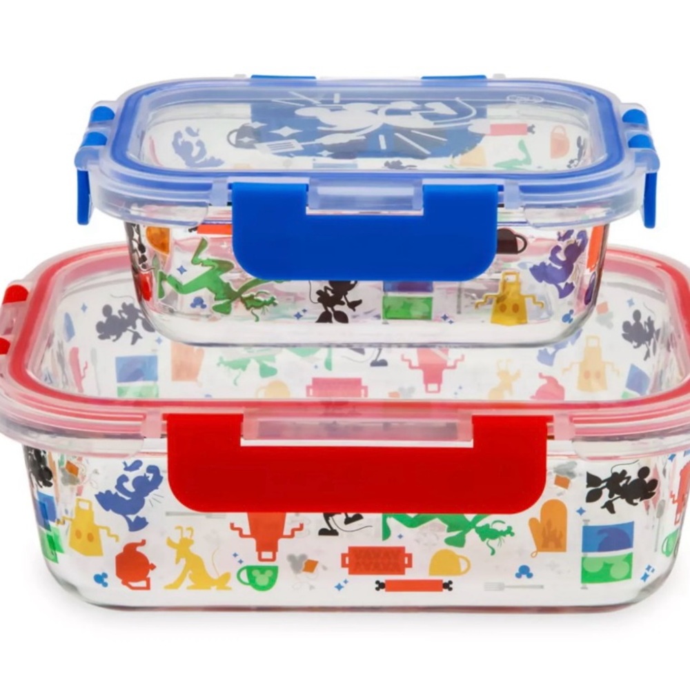 Mickey Mouse and Friends Glass Storage Container Set